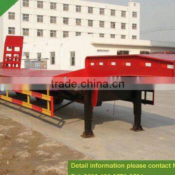 50T low bed semi trailer low bed container semi trailer 0086-13635733504