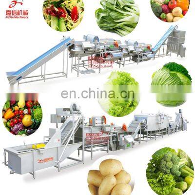 High efficiency apple washing cutting processing machine