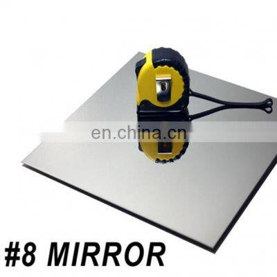 4x8 Mirror Laser Cutting 304 201 Stainless Steel Sheet