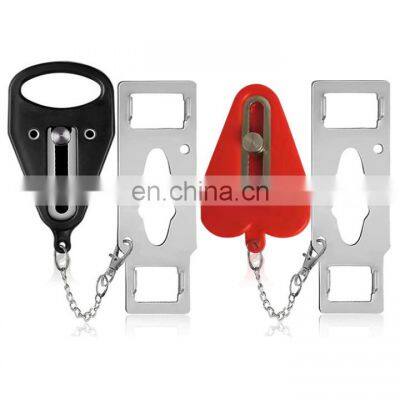 Portable lock for door Home Security Door Locker Travel Lock down Portable door Locks