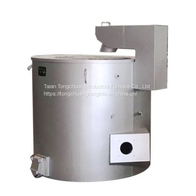 Small round crucible furnace， Supply melting and casting equipment， Natural gas， liquefied gas， gas melting aluminum furnace