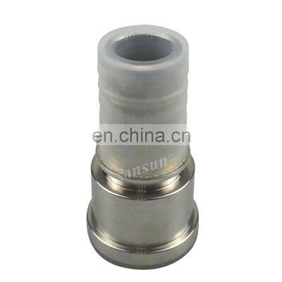 Sanitary Stainless Steel PFA lined tri-clamp hose fitting