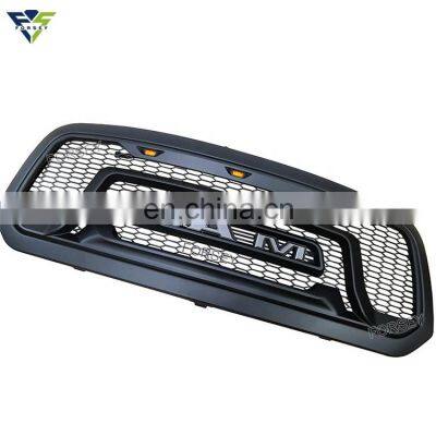 Dodge 2013-2018 ABS Replacement Grille for RAM 1500 Front Mesh Grille With LED Lights Rebel Style photo-3
