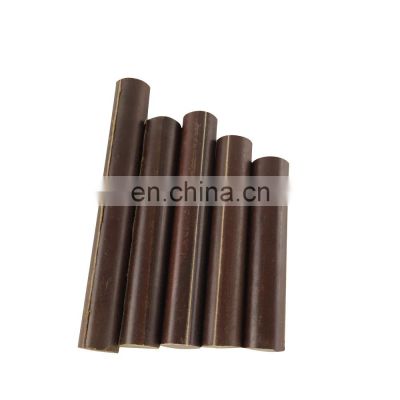 Brown Electrical Insulation Bakelite 8-200mm 3025 Phenolic Cotton Laminated Rod