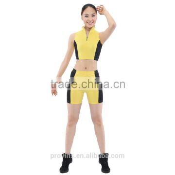 Women Zipper Fitness Dance Suit, Yoga Suit (6420) photo-2