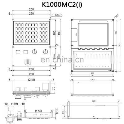 K1000M(-)C(i) KND CNC Control System of Milling Machine KND Cnc Milling Machine Control Panel photo-5