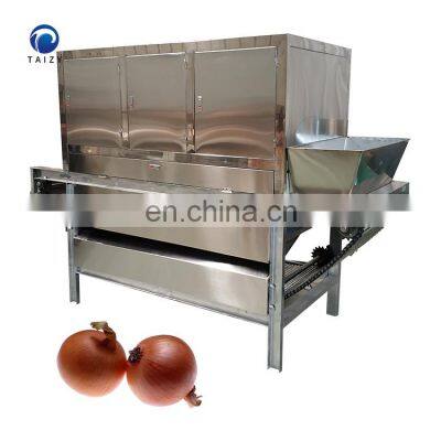 stainless steel onions peeler onion and garlic peeling machine