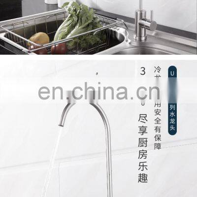 Modern Style Water Filter Faucet for Kitchen Food Grade 304 Stainless Steel Kitchen Faucets photo-2