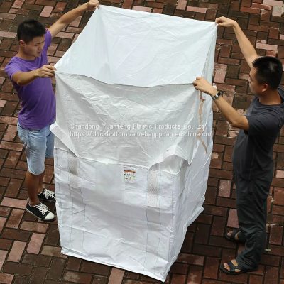 1ton 1.5 ton Q baffle jumbo bag 1000kg dimension fibc big bag heavy duty bulk fertilizer bag