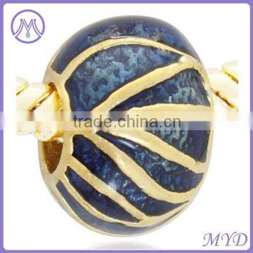European Hand Enameled Crystal Paved Easter Egg Beads photo-6