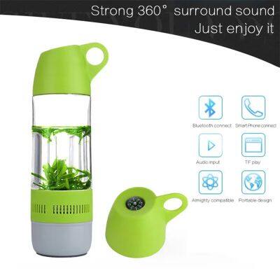 New Arrival Custom LOGO Bluetooth Speaker 400ml Sports Riding Outdoor Portable Wireless Water Bottle Speaker photo-5