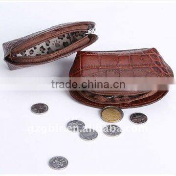 leather change pocket,leather chage purse,leather change pouch