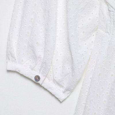 New Women's Clothing European and American Style Fashionable Hollow Embroidery Mini Dress for Women photo-2