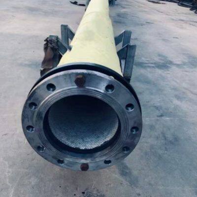 Black Wear-Resistant and Heat-Resistant Ceramic Rubber Lining Mortar Hose Synthetic Rubber Water Application Suction Hose