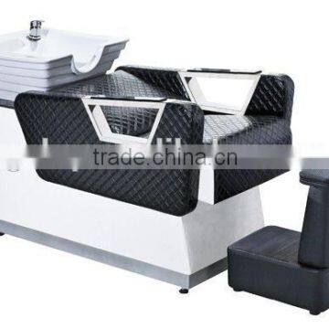 Modern European Style Used Salon Shampoo Chair,beauty Hair Dressing Washi Basins Shampoo Bed photo-2