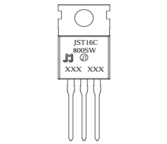 JST16C-800SW 16A TRIAC JIEJIE MICROELECTRONICS