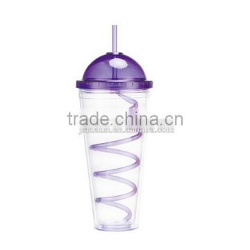 large plastic water bottle bpa free plastic cup with stra