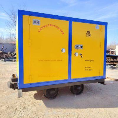 Mine-used Rail-mounted Blasting Equipment Transport Vehicle, Coal Mine Explosive Vehicle for 600mm Gauge Track, Qilu Bangtai