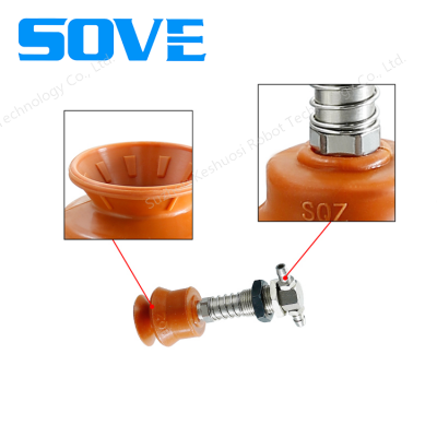Robotic Arm Accessories SQZ-T Series Bottle Preform Red Vacuum Suction Cup Strong Suction Power Single or Double Layer No Damage to Workpieces photo-3