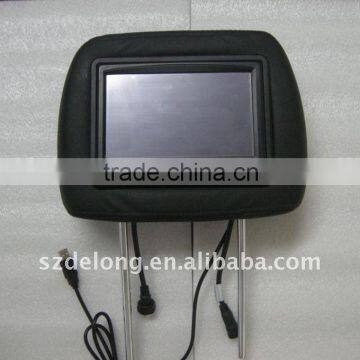 7 inch headrest touch monitor for car pc,7 inch lcd car DVD player