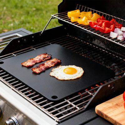 Pre-Seasoned Carbon Steel Pizza Baking Stone for Oven and Grill photo-3