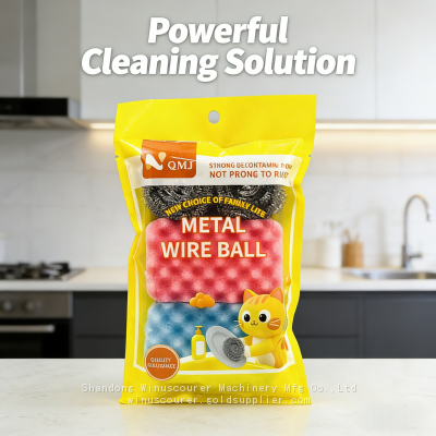 Stainless Steel Scourer Non-Scratch Steel Wire Ball photo-4