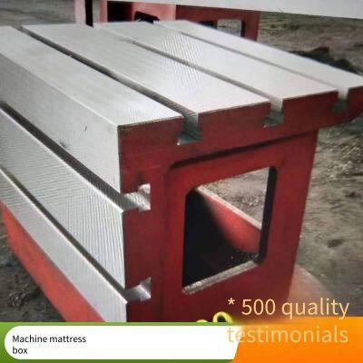 Junyuan Ht300 Square Box Workbench, Customization Supported, Equal-height T-slot Pad Box, 90-degree Machine Tool Cast Iron Square Tube Casting photo-4