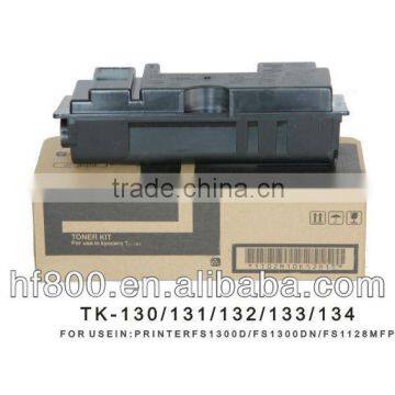 New compatible TK-130/131/132/133/134 Toner cartridge for KYOCERA PRINTER PRINTER FS-1300D / 1300DN / 1128MFP