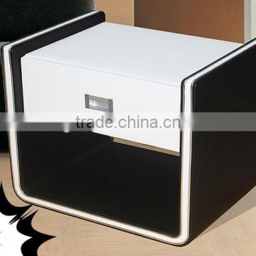 (D09) soft PU material good looking mdf night stand