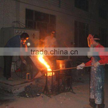 Scrap copper induction melting furnace