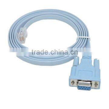 Network RJ45 to RS232 COM Port Serial DB9 Female Router Console Cable Adapter For Huawei