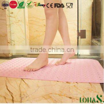 Eco-friendly Bath Room Accessory Antiskid Soft PVC Bath Mat