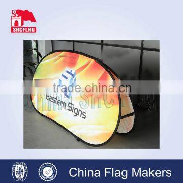Advertising Portable Peach Skin Fabric Pop up Display photo-6