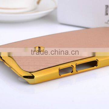 Mobile Phone Electroplating Leather Case for Motorola G2 2ND GEN Hard Back Cover Case photo-4