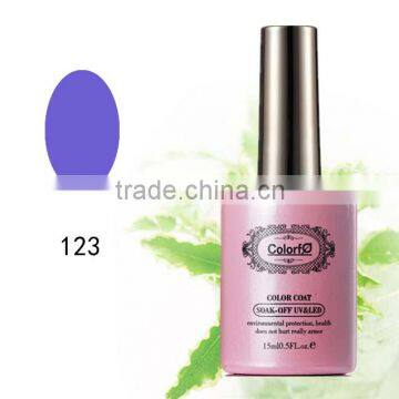 Long lasting high gloss color polish gel for natural nails