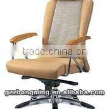 Modern Swivel Leather Office Executive Chair With Headrest Leather Office Chair Wholesale BY-119A