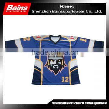 wholesale cheap team hockey jerseys/sublimation printing hockey jersey/lightweight customized hockey jersey