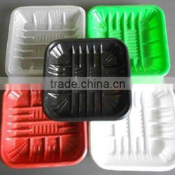 China made meat packing pp water-absorbing fresh tray