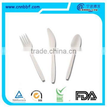 Three piece plastic cutlery/High quality plastic cutlery/Bulk disposable cutlery/plastic cutlery