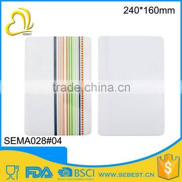 hot selling melamine bread cutting borad plastic