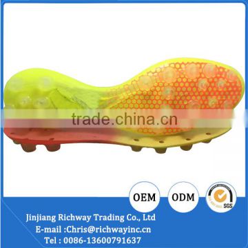 colorful TPU shoe sole football outsole