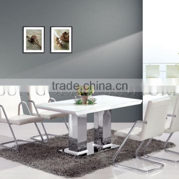 Modern White Marble Dining Table Elegant Dining Room Furniture(SZ-DT102C)