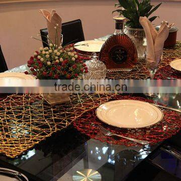 Promotional Handmade Braided Paper Rope Table Runner                        
                                                Quality Choice