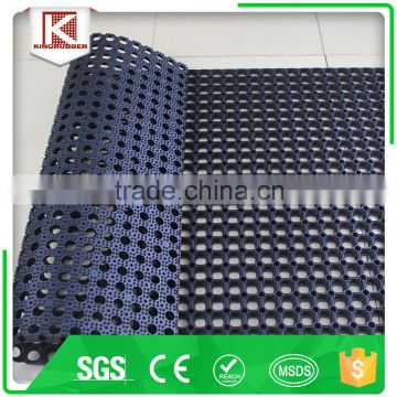 Safety Anti-Skid Draining Rubber Flooring