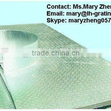 Hot dip galvanized compound steel grating