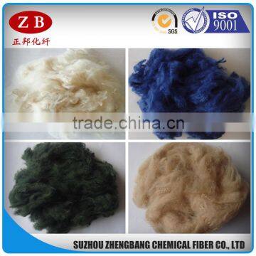 black beige colored nonwoven use recycled polyester staple fiber