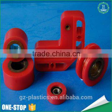 Wholesale Different Kinds Machining Cheap Polyurethane Roller Products Steel Injection Plastic pu Roller photo-3