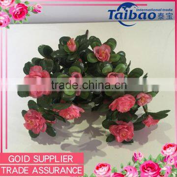 Home decoration flower silk artificial azalea flower from made in china flower