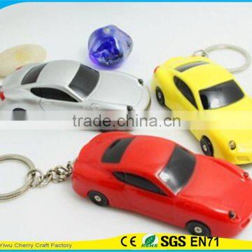 High Quality Novelty Design Car Assorted Sound Activated LED Keychain