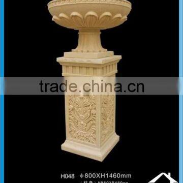 Sandstone Lighted Flower Pots photo-3